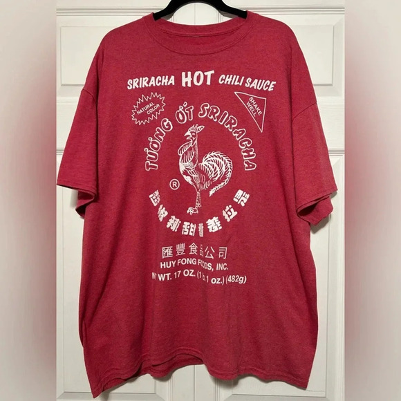 Ripple Junction Other - Sriracha Official Hot Chili-Sauce Men's Graphic T-Shirt Size 2XL
